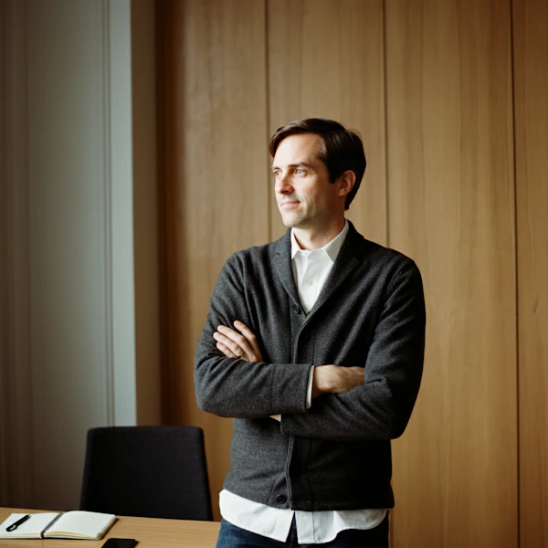 Man in Modern Office