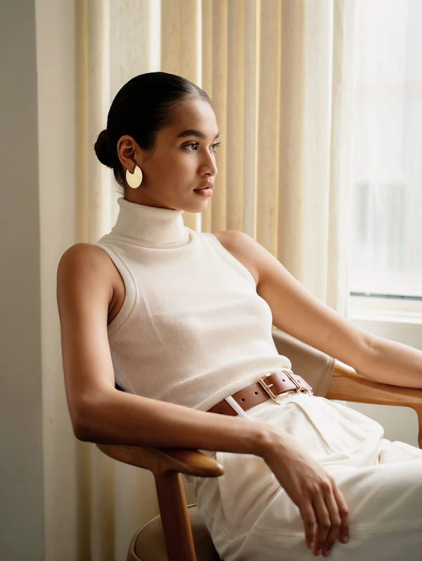 Elegant Woman by Window