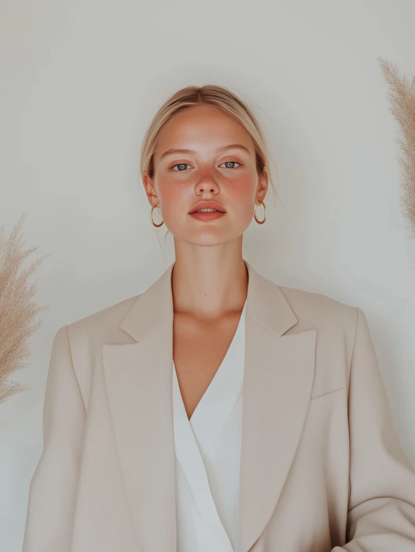 Elegant Minimalist Portrait