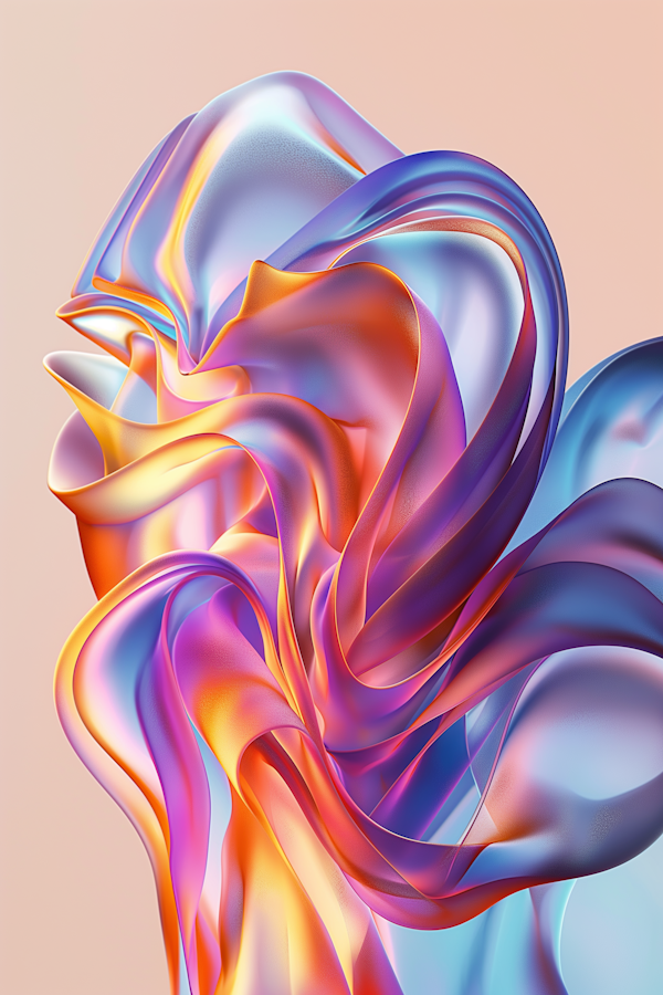 Abstract Artistic Fluid Shapes