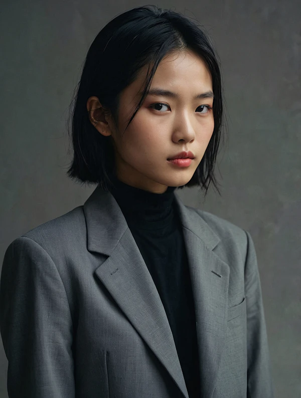 Elegant Portrait of a Young Woman