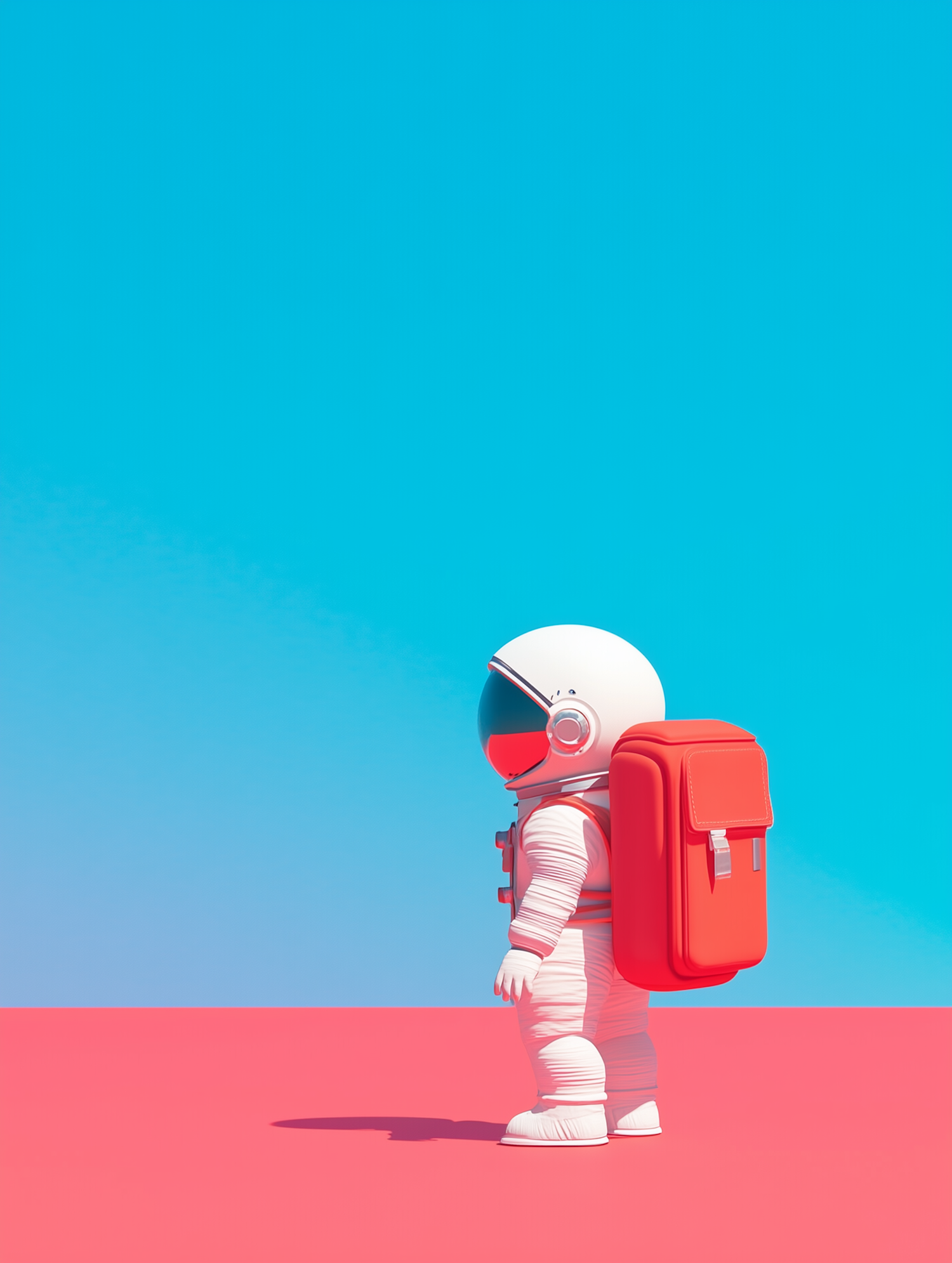 Vibrant Astronaut Illustration