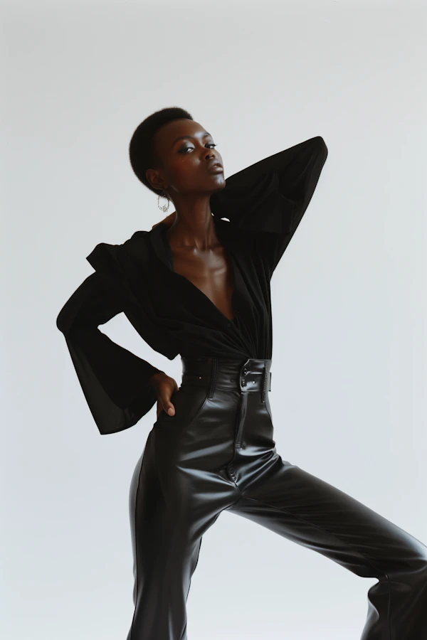 Confident Fashion Pose