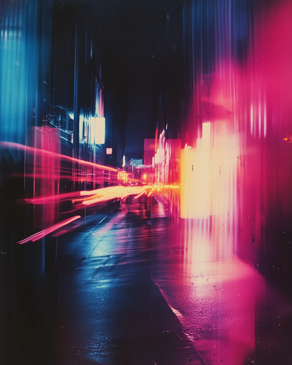 Futuristic Neon Street