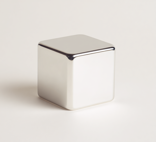 Reflective Metallic Cube