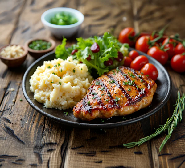 Grilled Chicken Dinner