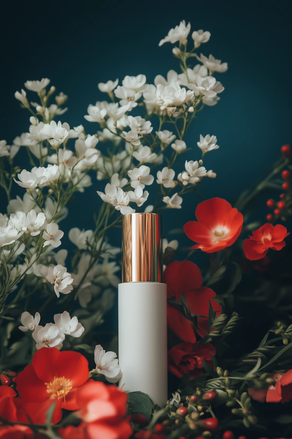 Elegant Floral Bottle