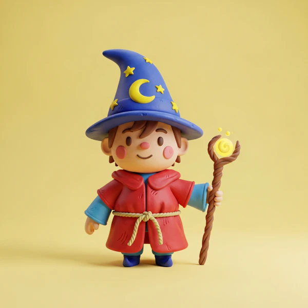Whimsical Wizard Art