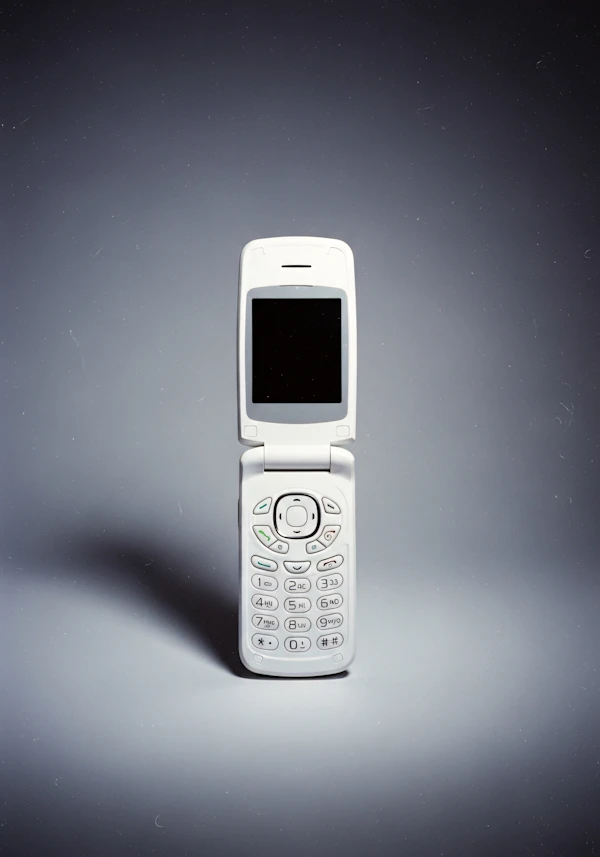 Retro Flip Phone Display