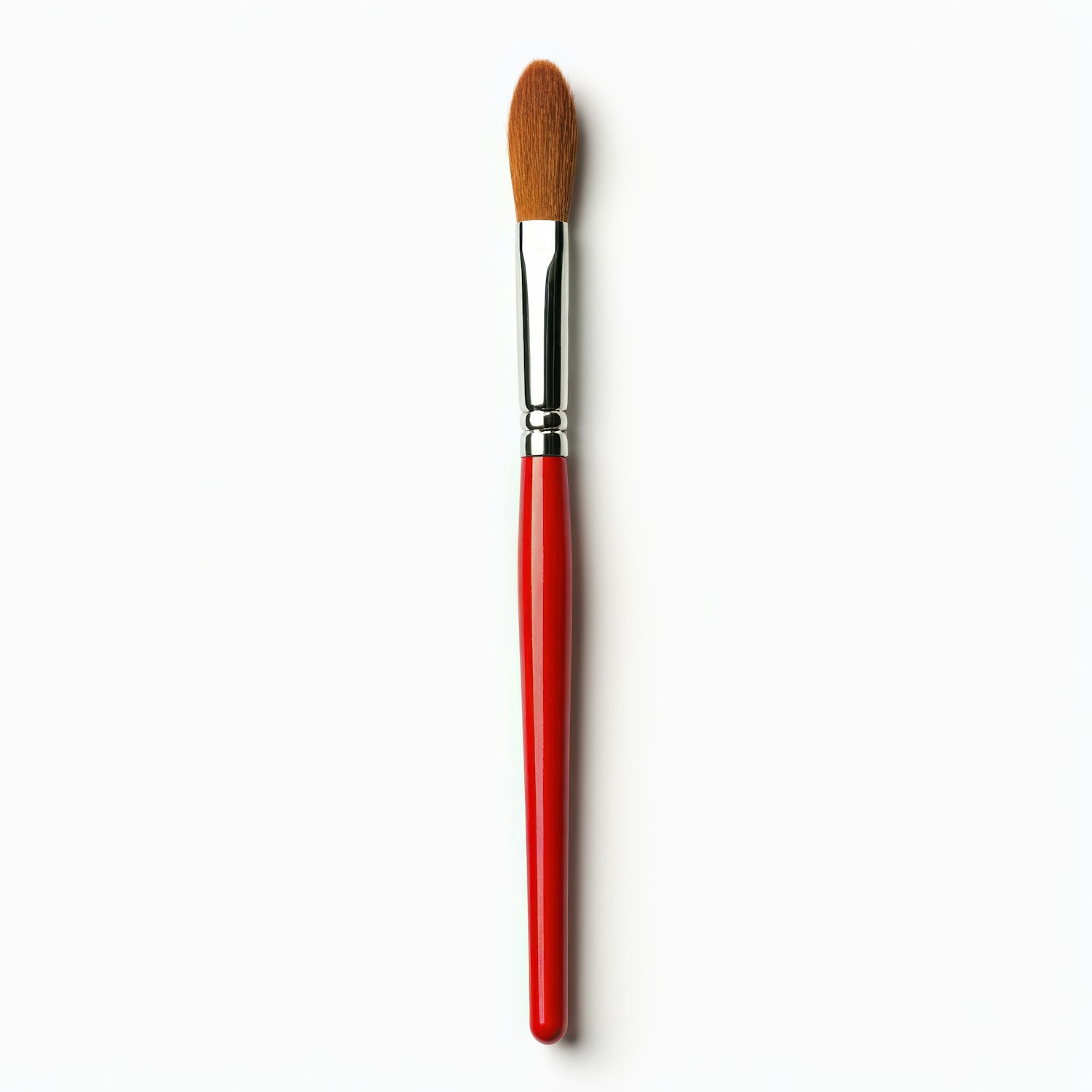 Elegant Paintbrush on White Background