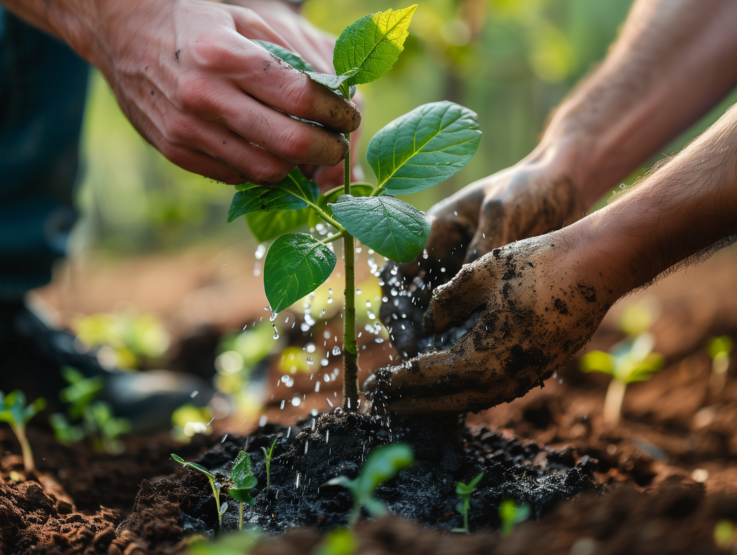 Planting a Young Tree