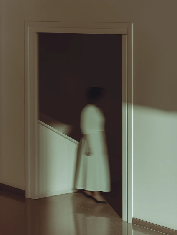 Ethereal Figure in Motion
