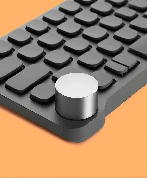 Modern Keyboard Close-Up