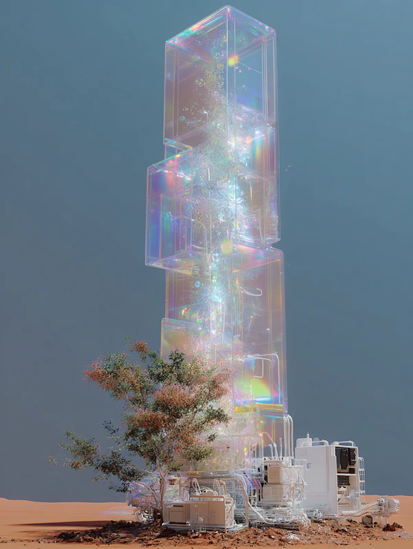 Surreal Desert Structure