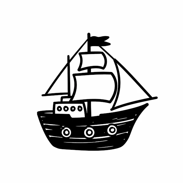 Stylized Sailing Ship
