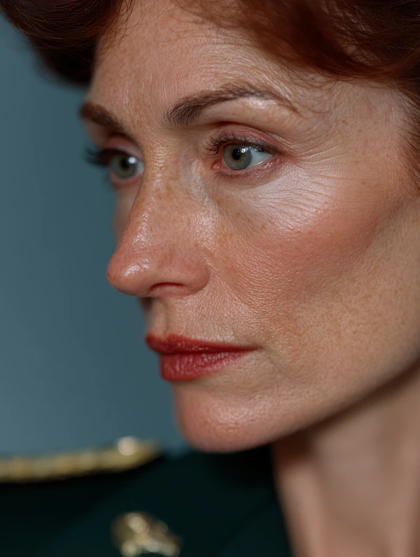 Portrait of Red-Haired Woman