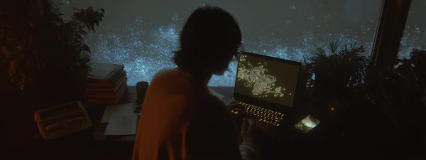 Silhouetted Study Scene