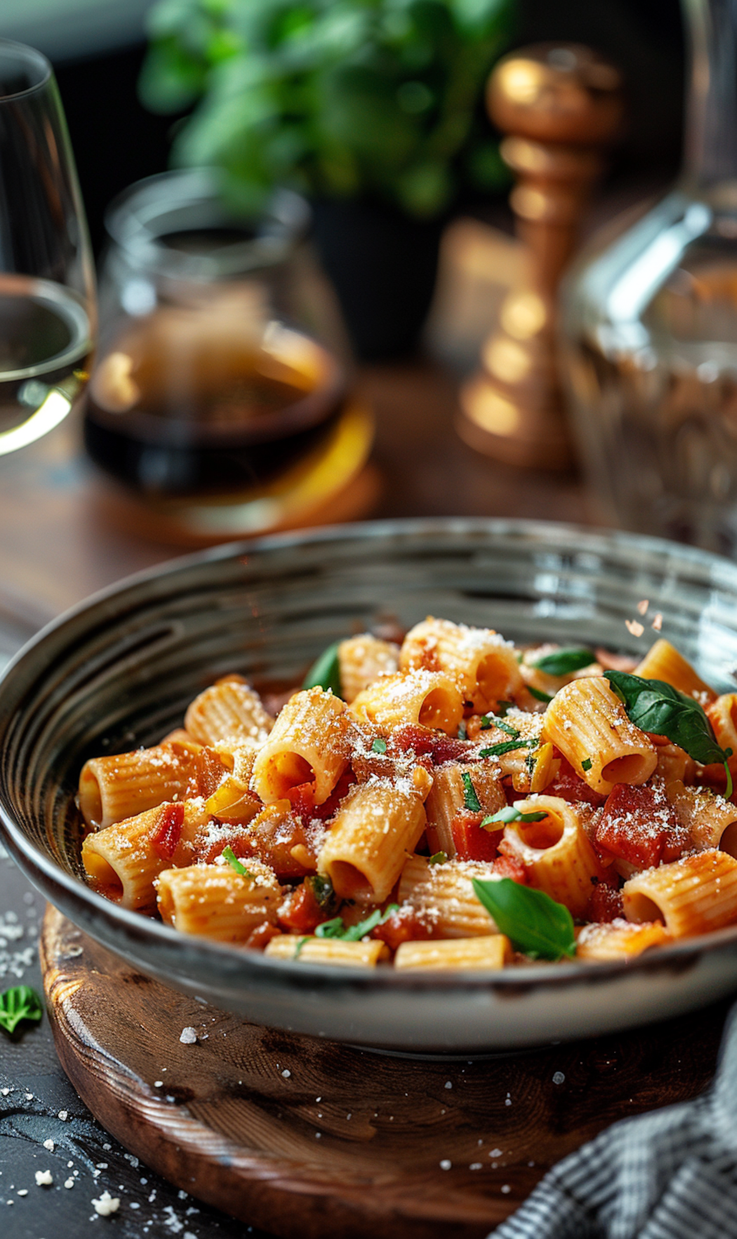 Cozy Rigatoni Pasta Dinner