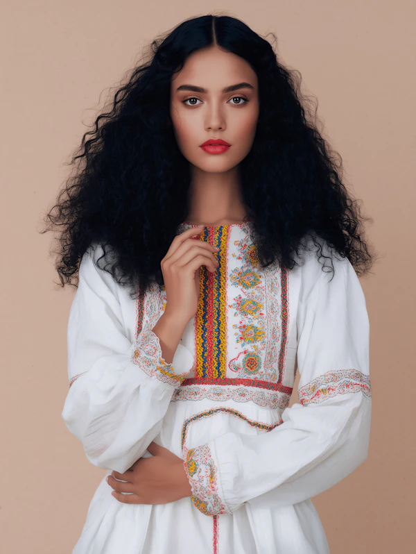Woman in Traditional Dress