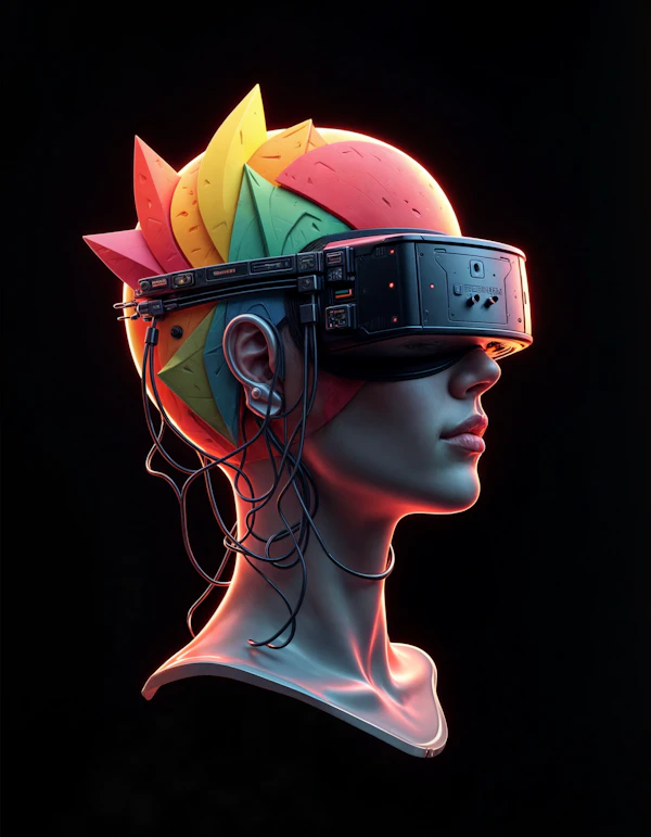 Futuristic VR Portrait
