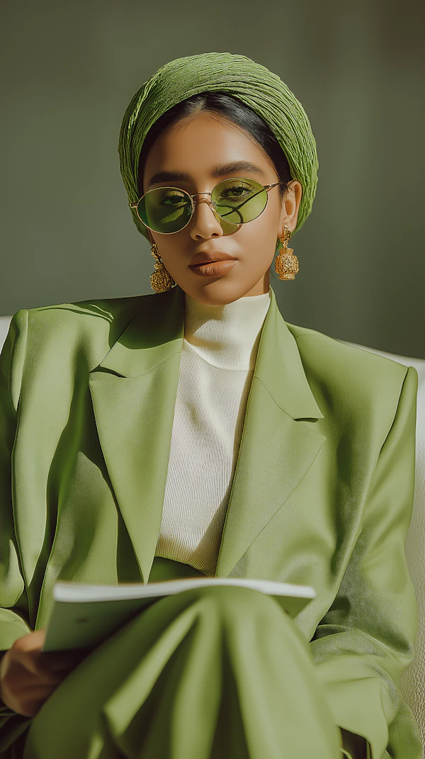Elegant Green Ensemble