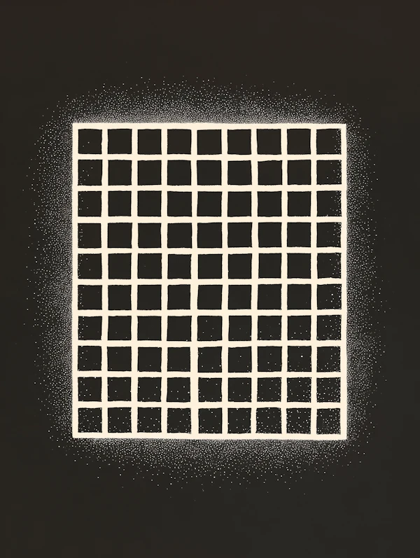 Geometric Glow Grid