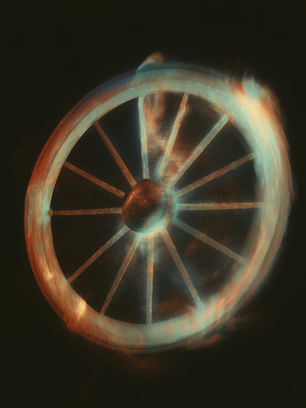 Glowing Radial Wheel