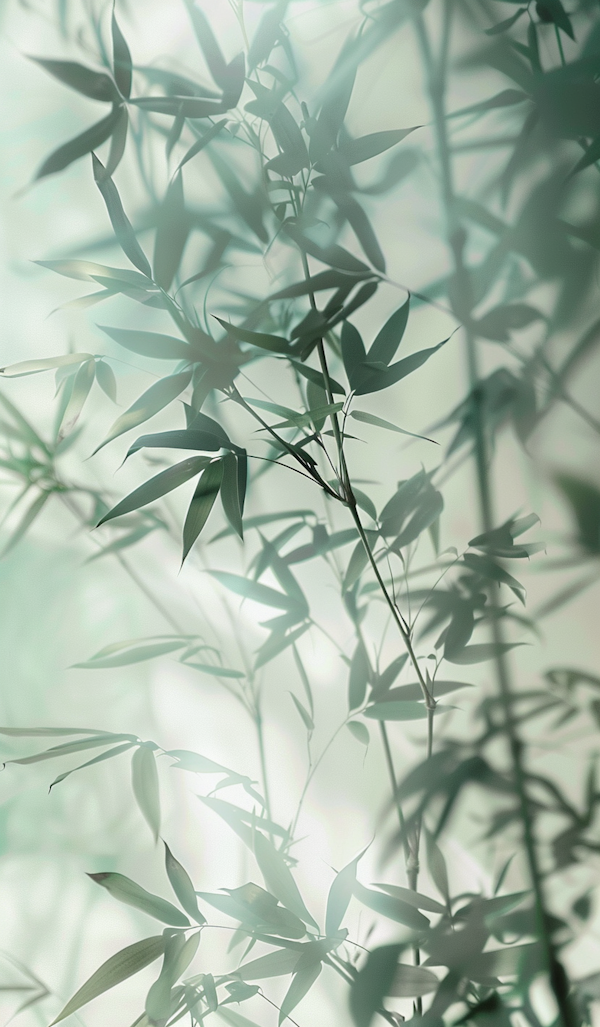 Serene Bamboo Leaves