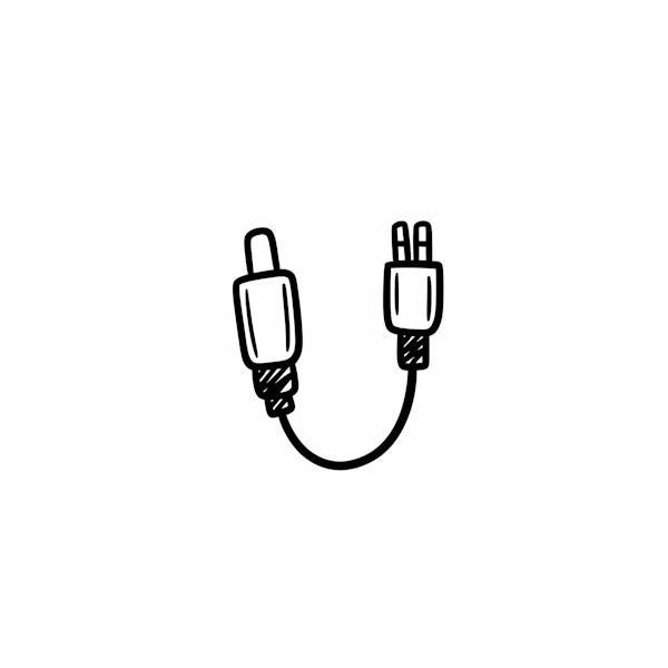 Cartoon Cable Drawing