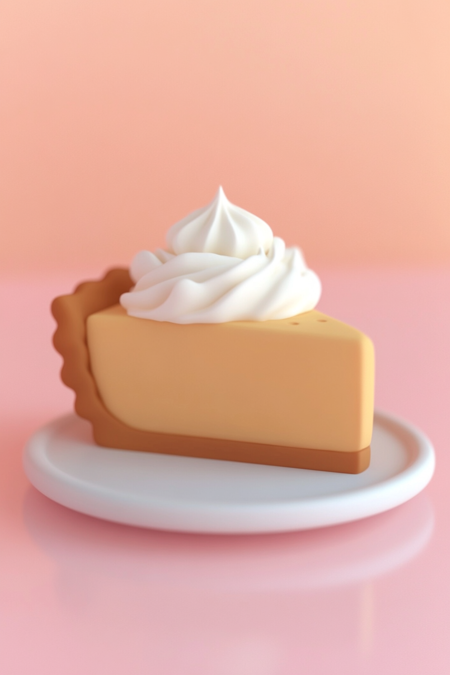 Slice of Pie with Whipped Cream