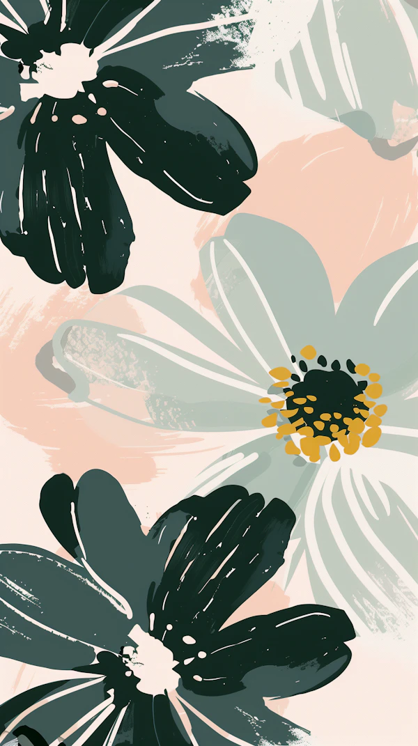 Abstract Floral Artwork