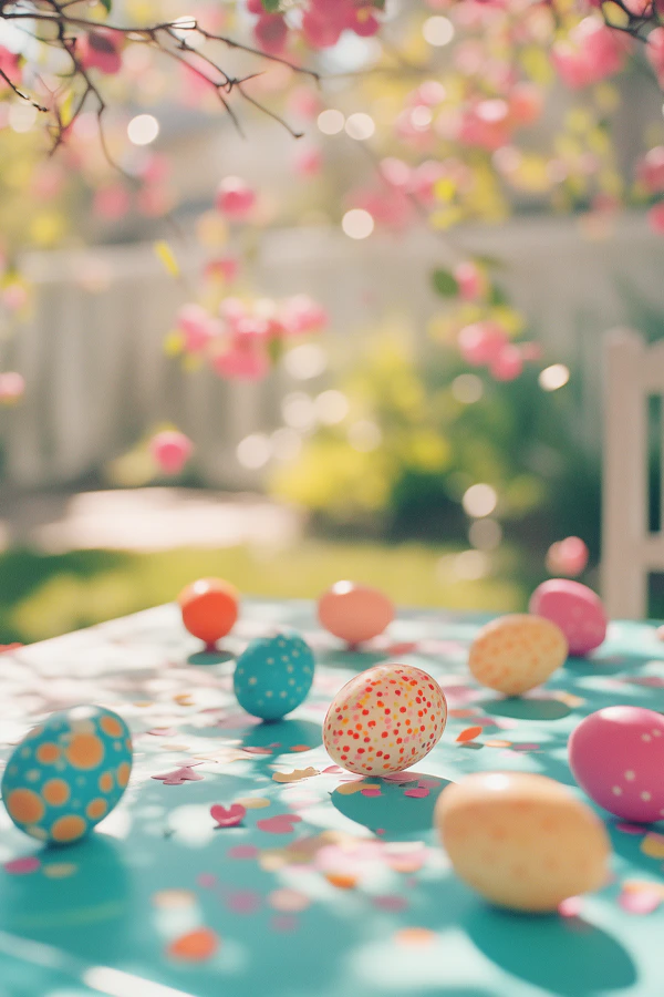 Easter Celebration Scene