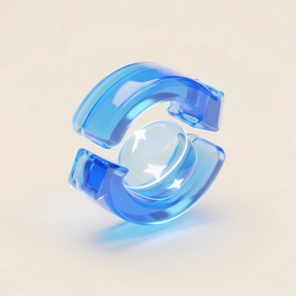 Translucent Blue Sphere