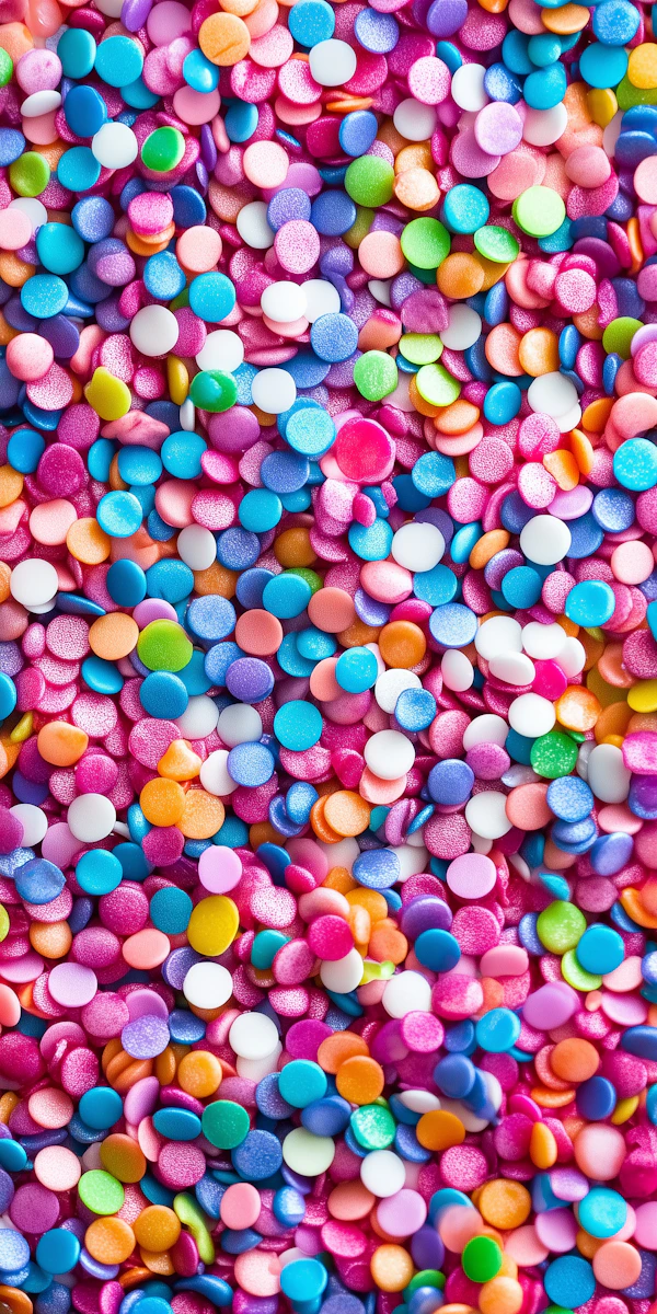 Colorful Sprinkles Close-Up