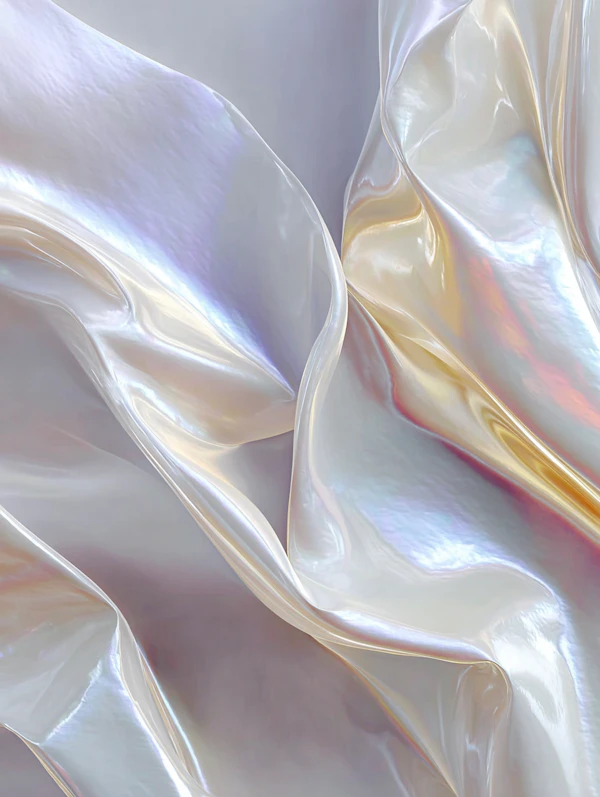 Iridescent Fabric Close-Up