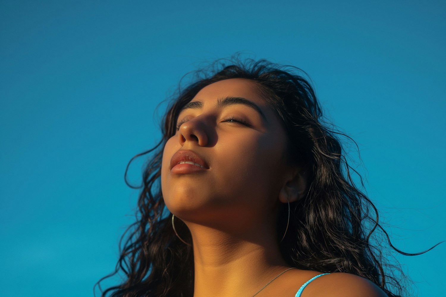 Tranquil Portrait of Young Woman