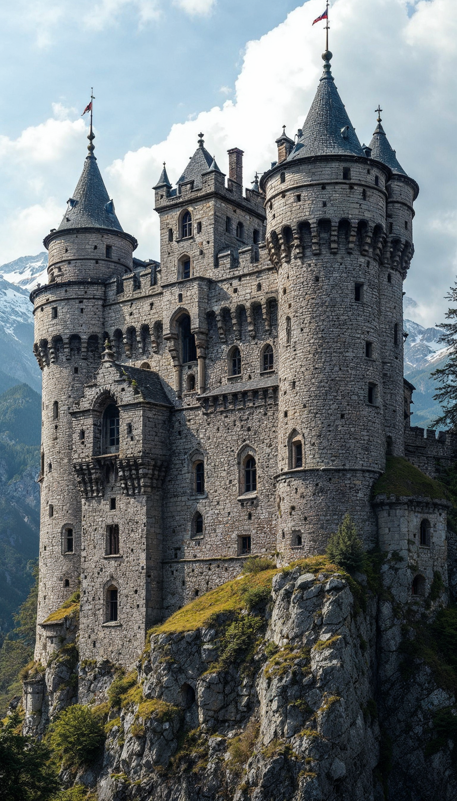 Majestic Stone Castle