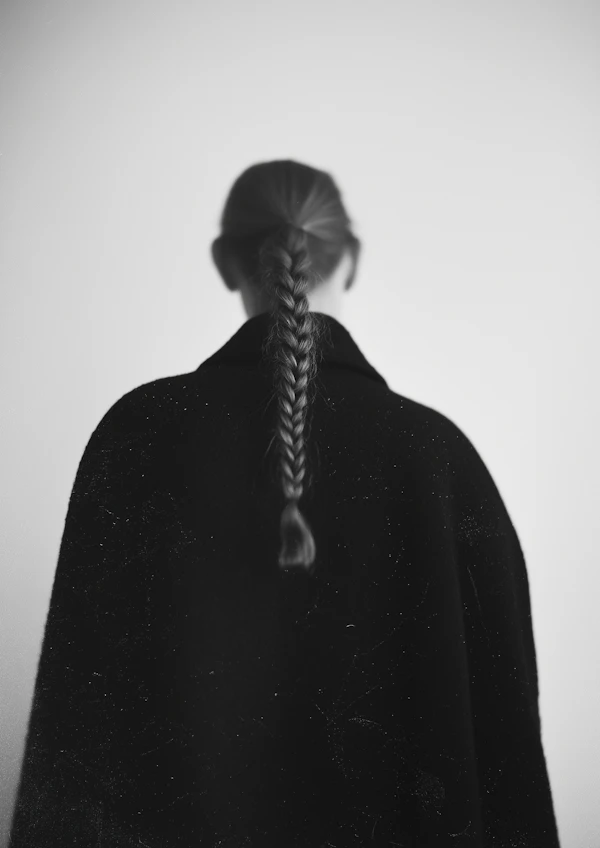 Braid Monochrome Portrait