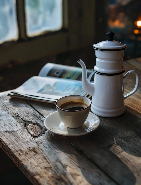 Cozy Coffee Setup