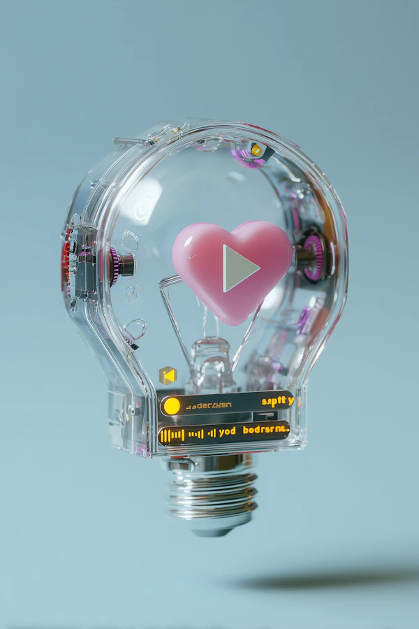 Futuristic Light Bulb