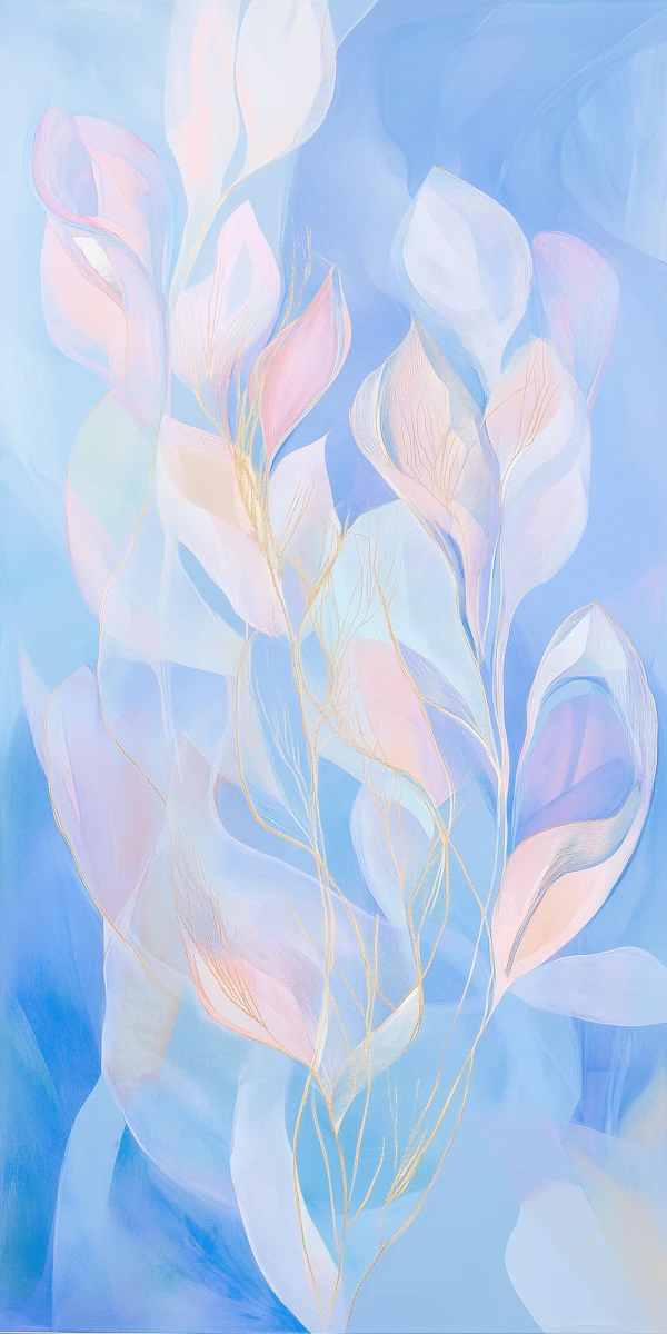 Ethereal Leaves Art