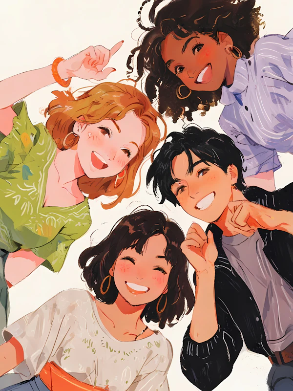 Group Lively Portrait