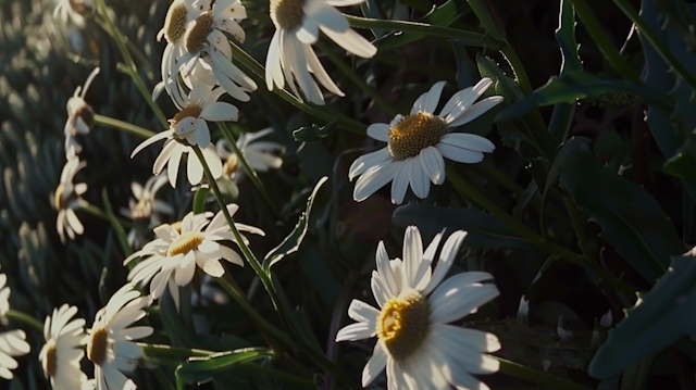 Daisies in Sunlight