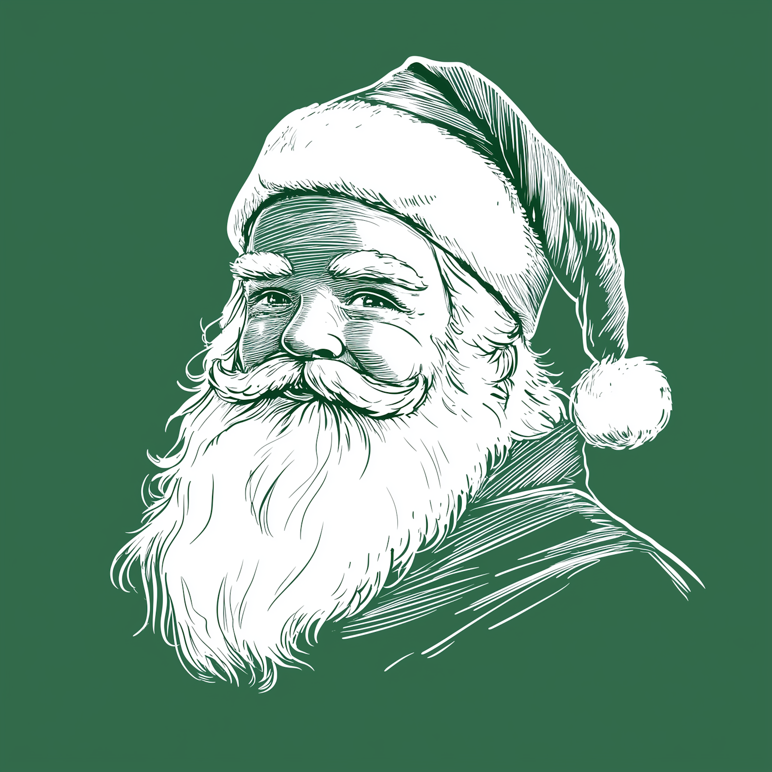 Classic Santa Claus Illustration