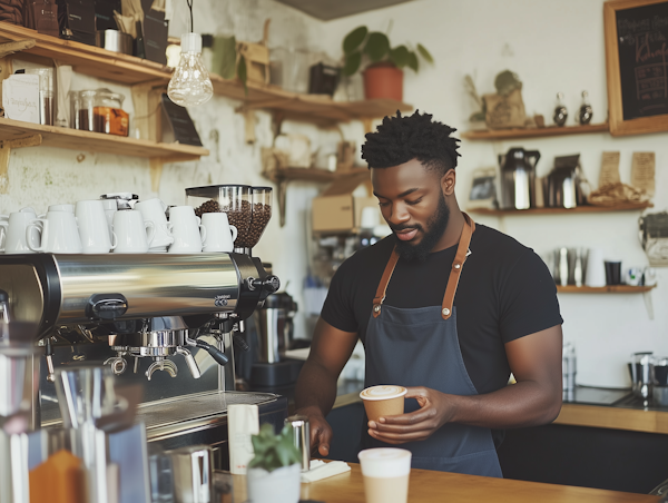 Barista Preparing Coffee