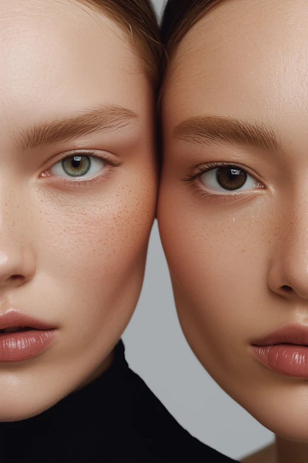 Intimate Portrait Close-Up
