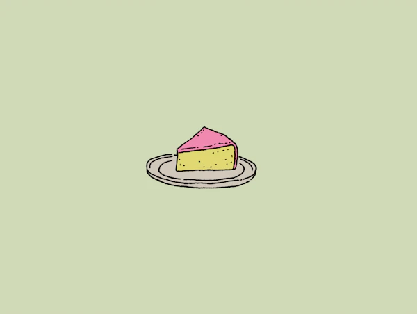 Whimsical Plated Cake Artwork