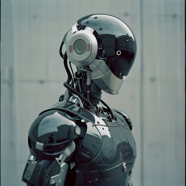 Futuristic Humanoid Robot