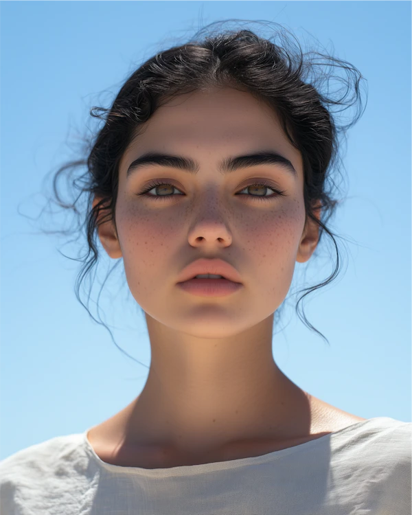 Serene Portrait Outdoors