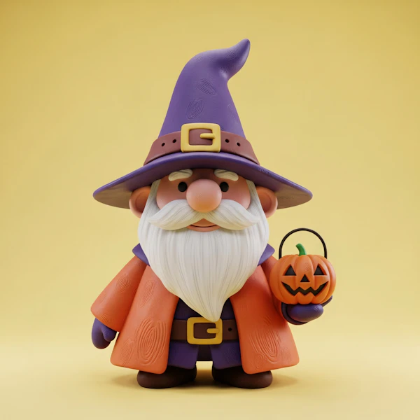 Whimsical Wizard Art